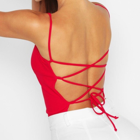 Open Back Cami Top - Picture 1 of 4